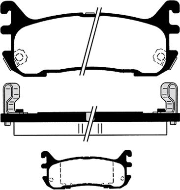 MAZDA NAY5-26-3Z - Гальмівні колодки, дискові гальма autocars.com.ua