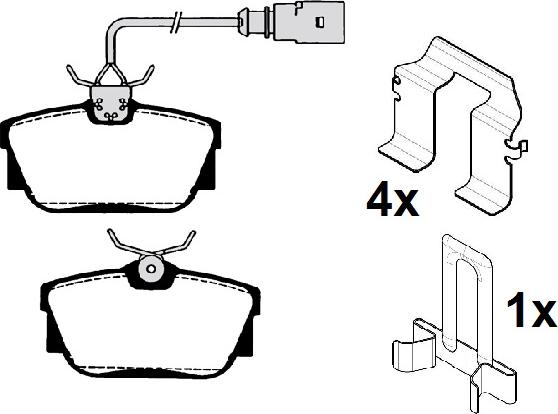 Raicam RA.0793.2K1 - Тормозные колодки, дисковые, комплект autodnr.net