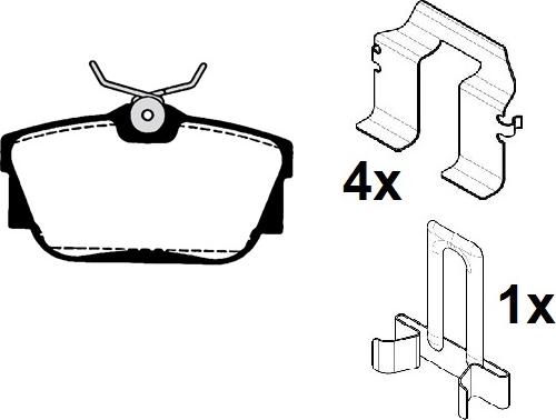 Raicam RA.0793.1K1 - Тормозные колодки, дисковые, комплект autodnr.net