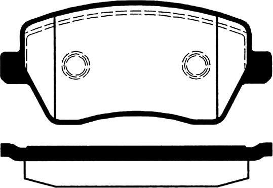 Quinton Hazell 7544 - Гальмівні колодки, дискові гальма autocars.com.ua