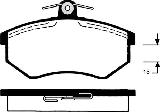 Raicam RA.0813.2 - Тормозные колодки, дисковые, комплект autodnr.net