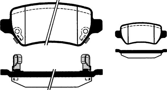 ACDelco 19350438 - Гальмівні колодки, дискові гальма autocars.com.ua