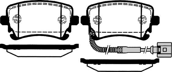 Raicam RA.0819.2 - Тормозные колодки, дисковые, комплект autodnr.net