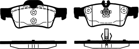 Raicam RA.0822.0 - Тормозные колодки, дисковые, комплект autodnr.net