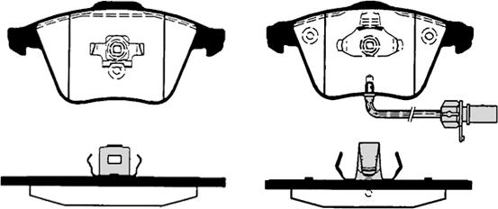 Raicam RA.0824.4 - Тормозные колодки, дисковые, комплект autodnr.net