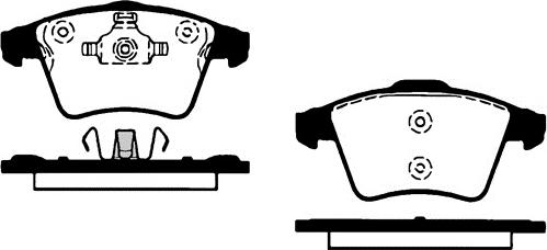 Raicam RA.0857.4 - Тормозные колодки, дисковые, комплект autodnr.net