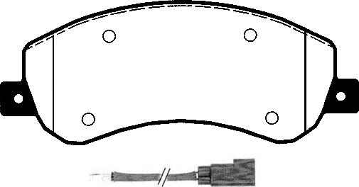 BENDIX 510616B - Гальмівні колодки, дискові гальма autocars.com.ua