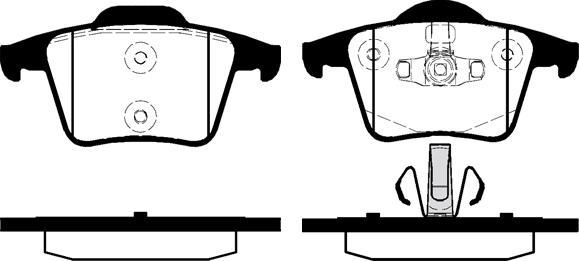 Raicam RA.0937.0 - Тормозные колодки, дисковые, комплект autodnr.net