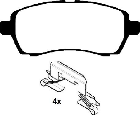 Raicam RA.0940.0K1 - Тормозные колодки, дисковые, комплект autodnr.net