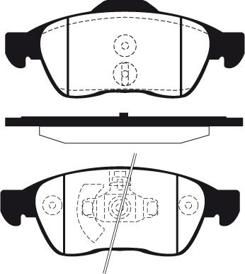 Raicam RA.0942.0 - Тормозные колодки, дисковые, комплект autodnr.net