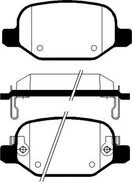 Raicam RA.0958.0 - Гальмівні колодки, дискові гальма autocars.com.ua