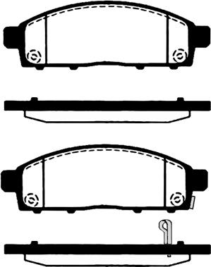 Raicam RA.0975.0 - Тормозные колодки, дисковые, комплект autodnr.net