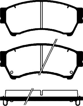 BEISSBARTH D3146 - Тормозные колодки, дисковые, комплект avtokuzovplus.com.ua