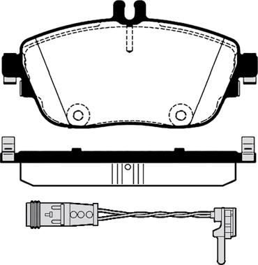 Raicam RA.1021.1 - Гальмівні колодки, дискові гальма autocars.com.ua