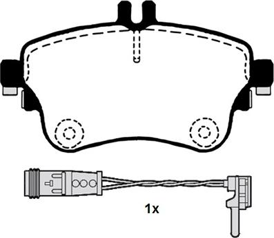 Raicam RA.1022.1 - Гальмівні колодки, дискові гальма autocars.com.ua