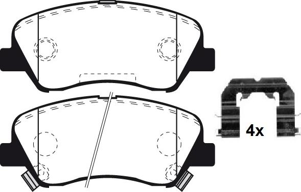 Raicam RA.1052.0K1 - Тормозные колодки, дисковые, комплект autodnr.net