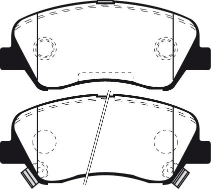 TRW Engine Component GDB2242 - Гальмівні колодки, дискові гальма autocars.com.ua