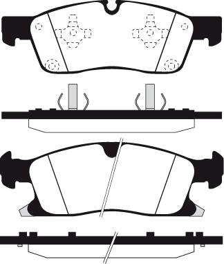 Raicam RA.1058.0 - Тормозные колодки, дисковые, комплект autodnr.net