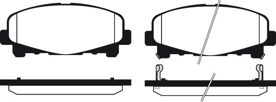 Raicam RA.1119.0 - Тормозные колодки, дисковые, комплект autodnr.net