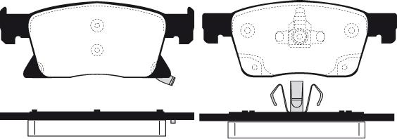 Raicam RA.1127.0 - Гальмівні колодки, дискові гальма autocars.com.ua