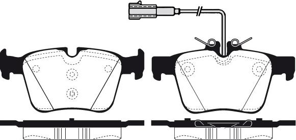 Raicam RA.1165.0 - Тормозные колодки, дисковые, комплект autodnr.net