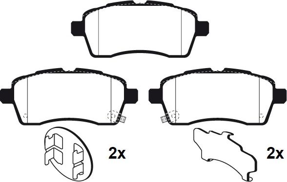 Raicam RA.1175.0 - Тормозные колодки, дисковые, комплект autodnr.net