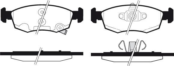 Raicam RA.1270.0 - Тормозные колодки, дисковые, комплект autodnr.net