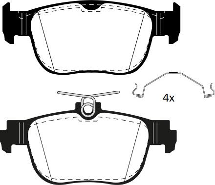 Raicam RA.1279.0 - Тормозные колодки, дисковые, комплект autodnr.net