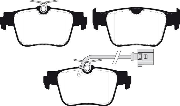 Raicam RA.1280.3 - Тормозные колодки, дисковые, комплект autodnr.net