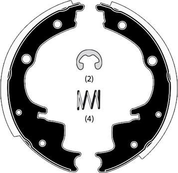 Raicam RA20240 - Комплект гальм, барабанний механізм autocars.com.ua