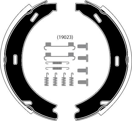 Raicam RA26871 - Комплект гальм, ручник, парковка autocars.com.ua