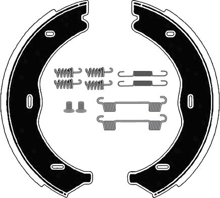 Raicam RA29081 - Комплект тормозов, ручник, парковка autodnr.net