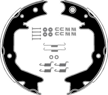 Raicam RA29131 - Комплект тормозов, ручник, парковка autodnr.net