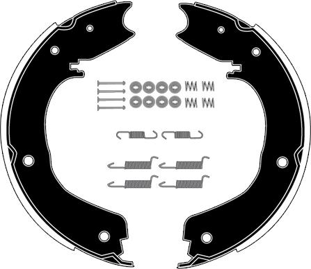 Raicam RA29481 - Комплект тормозов, ручник, парковка autodnr.net