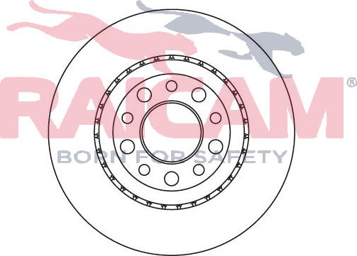 Raicam RD00019 - Гальмівний диск autocars.com.ua