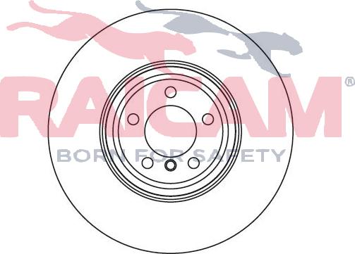 Raicam RD00092 - Гальмівний диск autocars.com.ua