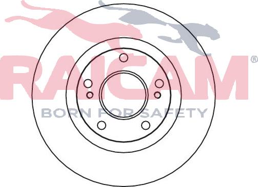 Raicam RD00175 - Гальмівний диск autocars.com.ua