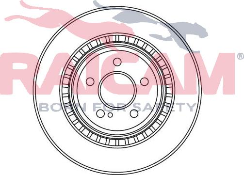 Raicam RD00489 - Гальмівний диск autocars.com.ua