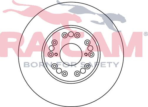 Raicam RD01186 - Гальмівний диск autocars.com.ua