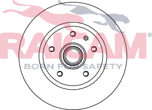 Raicam RD01216 - Гальмівний диск autocars.com.ua