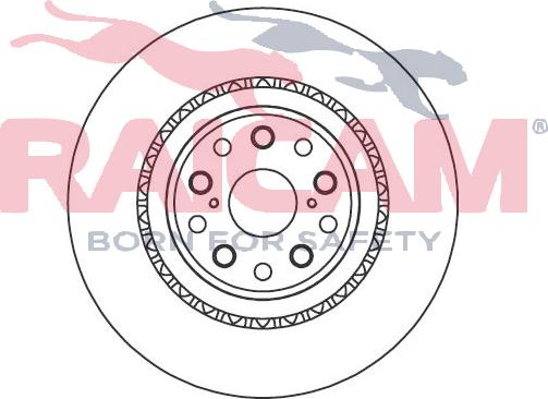 Raicam RD01483 - Гальмівний диск autocars.com.ua