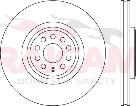 Raicam RD01604 - Гальмівний диск autocars.com.ua