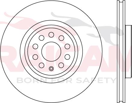 Raicam RD01605 - Гальмівний диск autocars.com.ua
