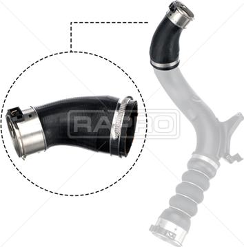Rapro R19953 - Трубка нагнітається повітря autocars.com.ua