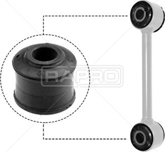 Rapro R54577 - Сайлентблок, рычаг подвески колеса autodnr.net