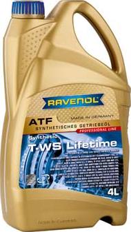 Ravenol 1211106-004-01-999 - Масло трансмиссионное ATF T-WS Lifetime 4л autodnr.net