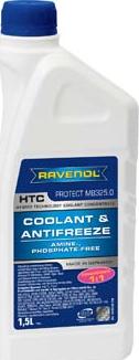 Ravenol 1410120-150-01-999 - Антифриз концентрат синий HTC Hybrid Techn.Coolant Concent-exclusiv 1 5л autodnr.net