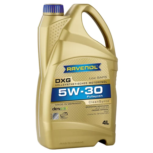 Ravenol 4014835732391 - Масло моторное DXG SAE 5W-30 4л autodnr.net