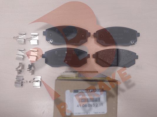 R Brake RB2449 - Гальмівні колодки, дискові гальма autocars.com.ua