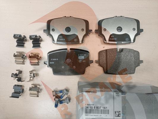 R Brake RB2492 - Гальмівні колодки, дискові гальма autocars.com.ua